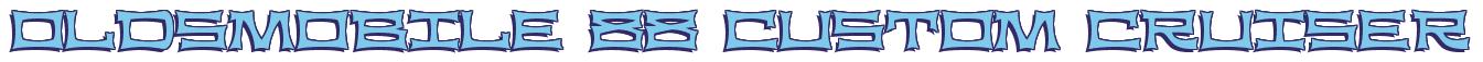 Rendering -Oldsmobile 88 CUSTOM CRUISER - using Slick