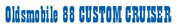 Rendering -Oldsmobile 88 CUSTOM CRUISER - using Bill Board