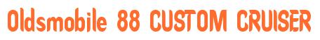 Rendering -Oldsmobile 88 CUSTOM CRUISER - using Callimarker