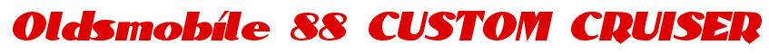 Rendering -Oldsmobile 88 CUSTOM CRUISER - using Constantine