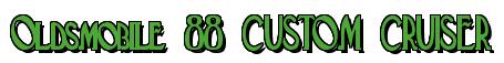 Rendering -Oldsmobile 88 CUSTOM CRUISER - using Deco