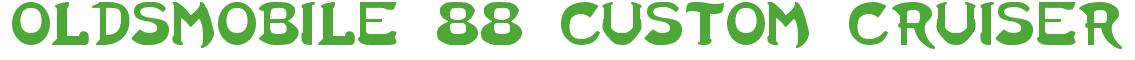 Rendering -Oldsmobile 88 CUSTOM CRUISER - using Last Ninja