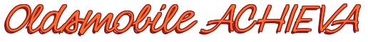 Rendering -Oldsmobile ACHIEVA - using Archer DNA