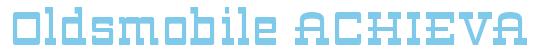 Rendering -Oldsmobile ACHIEVA - using Steel Machine