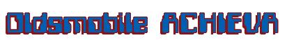 Rendering -Oldsmobile ACHIEVA - using Computer Font