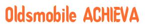 Rendering -Oldsmobile ACHIEVA - using Callimarker