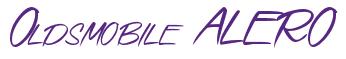 Rendering -Oldsmobile ALERO - using Speed Stroke