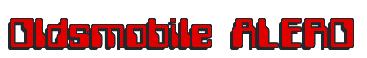 Rendering -Oldsmobile ALERO - using Computer Font