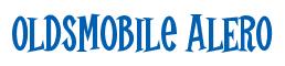 Rendering -Oldsmobile ALERO - using Cooper Latin