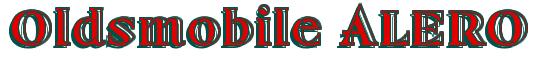 Rendering -Oldsmobile ALERO - using Race Chisel