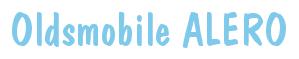Rendering -Oldsmobile ALERO - using Dom Casual