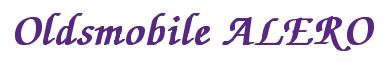Rendering -Oldsmobile ALERO - using Zapf Chancery