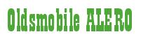 Rendering -Oldsmobile ALERO - using Bill Board