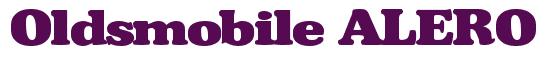 Rendering -Oldsmobile ALERO - using Broadside