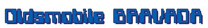 Rendering -Oldsmobile BRAVADA - using Computer Font