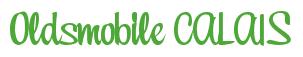 Rendering -Oldsmobile CALAIS - using Mr Kleen