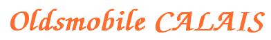 Rendering -Oldsmobile CALAIS - using Zapf Chancery