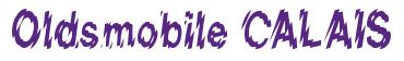 Rendering -Oldsmobile CALAIS - using Nervous
