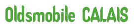 Rendering -Oldsmobile CALAIS - using Callimarker