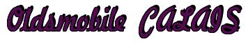 Rendering -Oldsmobile CALAIS - using Jot-down 