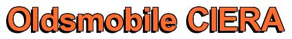 Rendering -Oldsmobile CIERA - using Arial Bold