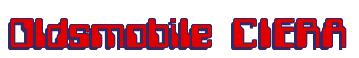 Rendering -Oldsmobile CIERA - using Computer Font