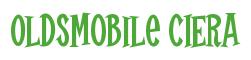 Rendering -Oldsmobile CIERA - using Cooper Latin