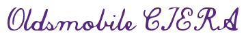 Rendering -Oldsmobile CIERA - using Commercial Script