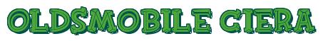 Rendering -Oldsmobile CIERA - using FinkBold