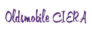 Rendering -Oldsmobile CIERA - using Memo