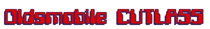 Rendering -Oldsmobile CUTLASS - using Computer Font