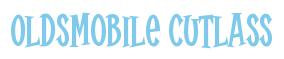 Rendering -Oldsmobile CUTLASS - using Cooper Latin