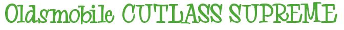 Rendering -Oldsmobile CUTLASS SUPREME - using Whoa Whoa