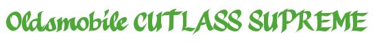 Rendering -Oldsmobile CUTLASS SUPREME - using Harvest
