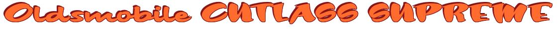 Rendering -Oldsmobile CUTLASS SUPREME - using Daffy