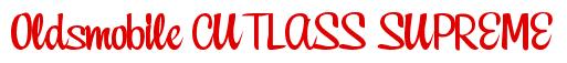 Rendering -Oldsmobile CUTLASS SUPREME - using Mr Kleen