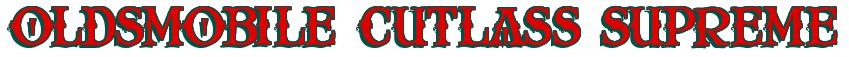 Rendering -Oldsmobile CUTLASS SUPREME - using Matilda
