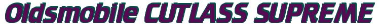 Rendering -Oldsmobile CUTLASS SUPREME - using Cruiser