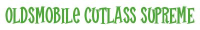 Rendering -Oldsmobile CUTLASS SUPREME - using Cooper Latin