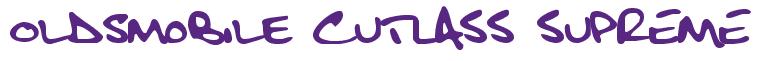 Rendering -Oldsmobile CUTLASS SUPREME - using Fatboy Slim