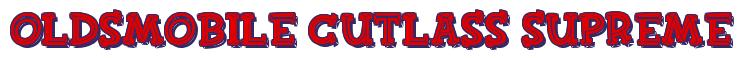 Rendering -Oldsmobile CUTLASS SUPREME - using FinkBold