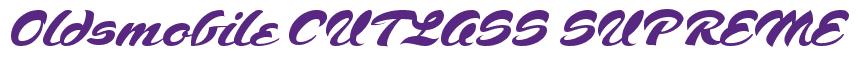 Rendering -Oldsmobile CUTLASS SUPREME - using Voodoo Script