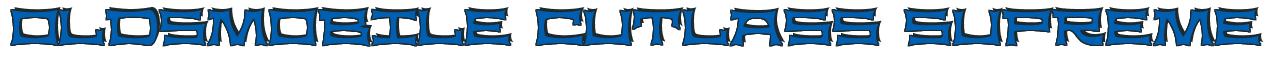 Rendering -Oldsmobile CUTLASS SUPREME - using Slick