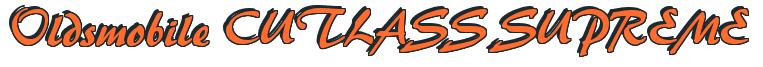 Rendering -Oldsmobile CUTLASS SUPREME - using Brush