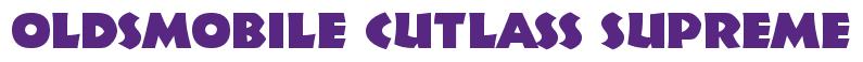 Rendering -Oldsmobile CUTLASS SUPREME - using Informal