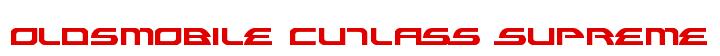 Rendering -Oldsmobile CUTLASS SUPREME - using Alexis