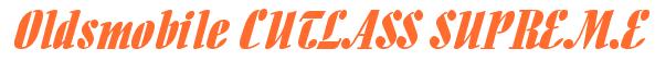 Rendering -Oldsmobile CUTLASS SUPREME - using Aloe