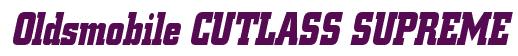 Rendering -Oldsmobile CUTLASS SUPREME - using Boroughs