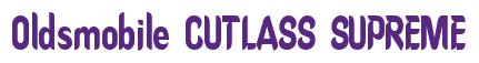 Rendering -Oldsmobile CUTLASS SUPREME - using Callimarker