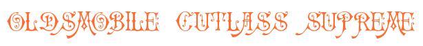 Rendering -Oldsmobile CUTLASS SUPREME - using Carmencita